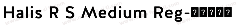 Halis R S Medium Reg字体转换
